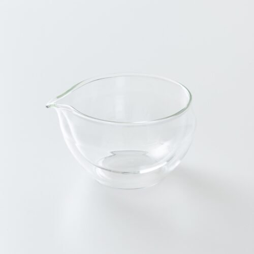 ORIGAMI Tea 雙層耐熱玻璃片口抹茶碗